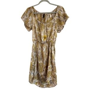 SATIN SNAKE PRINT SIZE SMALL MINI DRESS